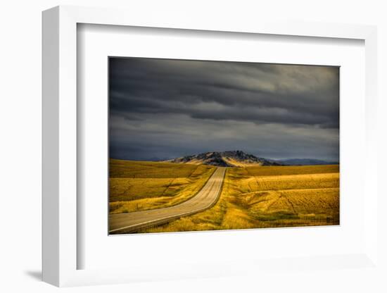 USA, Montana. Highway En Route to Helena from Glacier National Park on Stormy Day-Rona Schwarz-Framed Photographic Print