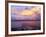 USA, Montana. Sunset over Flathead Lake.-Steve Terrill-Framed Photographic Print