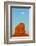 USA, Monument Valley, Rock and Full Moon-Catharina Lux-Framed Photographic Print