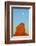 USA, Monument Valley, Rock and Full Moon-Catharina Lux-Framed Photographic Print