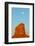 USA, Monument Valley, Rock and Full Moon-Catharina Lux-Framed Photographic Print