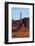 USA, Navajo Nation, Monument Valley, Totem Pole Rock Column-David Wall-Framed Photographic Print