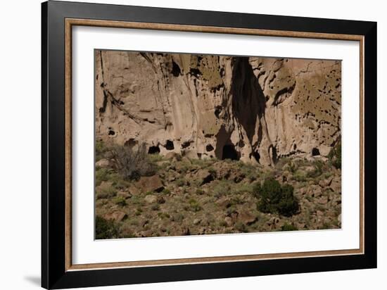 USA, Near Los Alamos, New Mexico, Bandelier National Monument, Frijoles Canyon-null-Framed Giclee Print