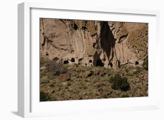 USA, Near Los Alamos, New Mexico, Bandelier National Monument, Frijoles Canyon-null-Framed Giclee Print