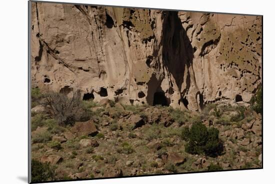 USA, Near Los Alamos, New Mexico, Bandelier National Monument, Frijoles Canyon-null-Mounted Giclee Print