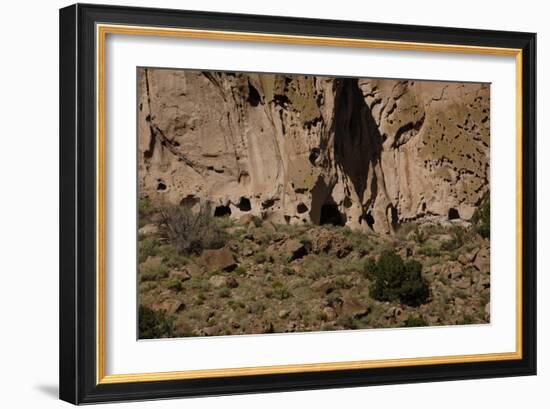 USA, Near Los Alamos, New Mexico, Bandelier National Monument, Frijoles Canyon-null-Framed Giclee Print