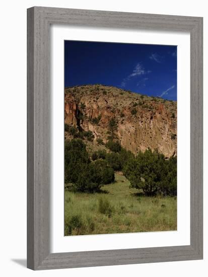 USA, Near Los Alamos, New Mexico, Bandelier National Monument, Frijoles Canyon-null-Framed Giclee Print