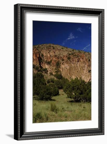 USA, Near Los Alamos, New Mexico, Bandelier National Monument, Frijoles Canyon-null-Framed Giclee Print