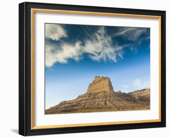 USA, Nebraska, Scottsbluff, Scotts Bluff National Monument-Walter Bibikow-Framed Photographic Print
