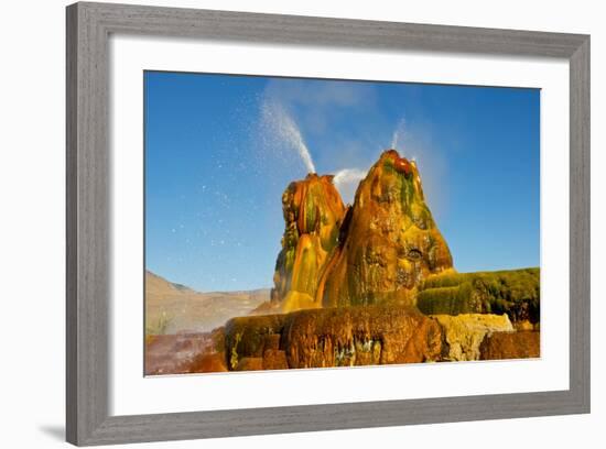 USA, Nevada, Gerlach, Fly Geyser, Black Rock Desert-Bernard Friel-Framed Photographic Print