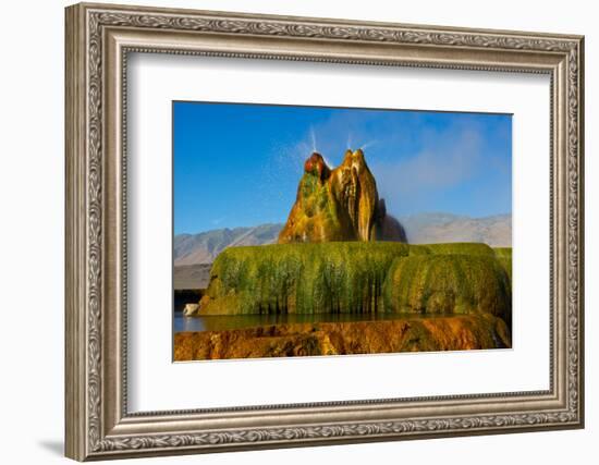 USA, Nevada, Gerlach, Fly Geyser, Black Rock Desert-Bernard Friel-Framed Photographic Print