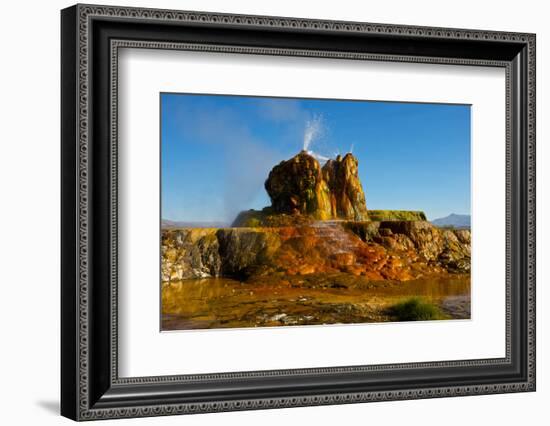 USA, Nevada, Gerlach, Fly Geyser, Black Rock Desert-Bernard Friel-Framed Photographic Print