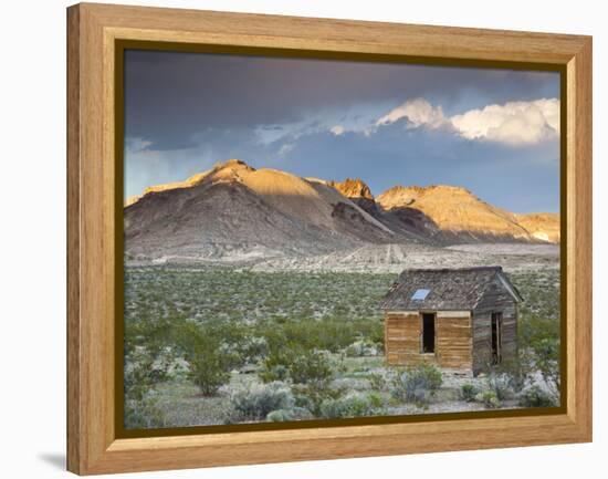 USA, Nevada, Great Basin, Beatty, Rhyolite Ghost Town-Walter Bibikow-Framed Premier Image Canvas