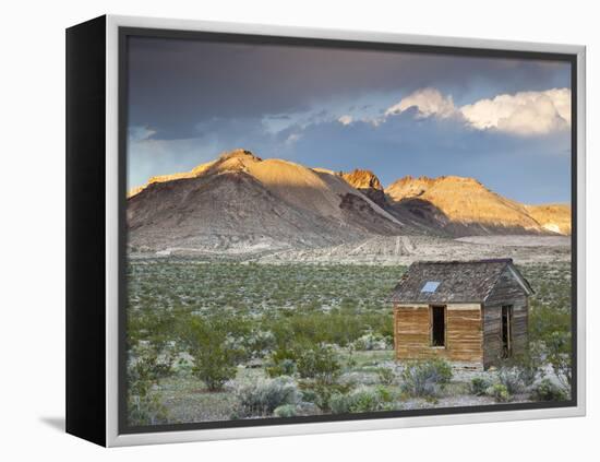 USA, Nevada, Great Basin, Beatty, Rhyolite Ghost Town-Walter Bibikow-Framed Premier Image Canvas