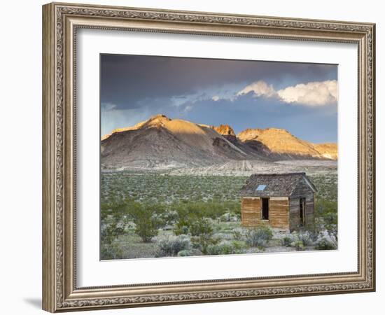 USA, Nevada, Great Basin, Beatty, Rhyolite Ghost Town-Walter Bibikow-Framed Photographic Print