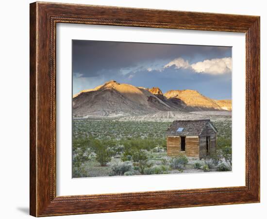 USA, Nevada, Great Basin, Beatty, Rhyolite Ghost Town-Walter Bibikow-Framed Photographic Print