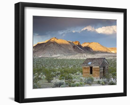 USA, Nevada, Great Basin, Beatty, Rhyolite Ghost Town-Walter Bibikow-Framed Photographic Print