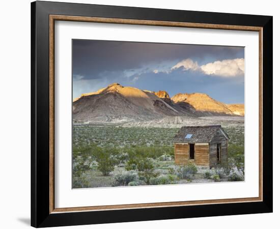 USA, Nevada, Great Basin, Beatty, Rhyolite Ghost Town-Walter Bibikow-Framed Photographic Print