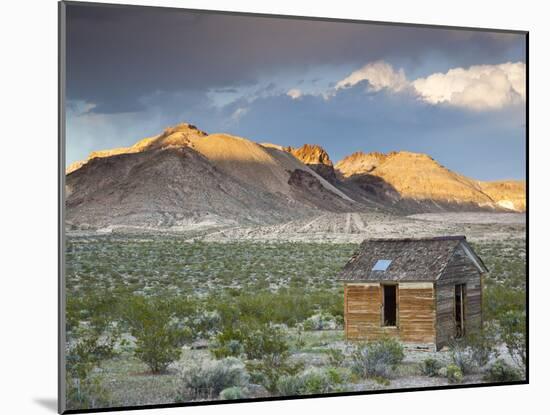 USA, Nevada, Great Basin, Beatty, Rhyolite Ghost Town-Walter Bibikow-Mounted Photographic Print