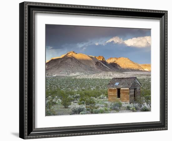 USA, Nevada, Great Basin, Beatty, Rhyolite Ghost Town-Walter Bibikow-Framed Photographic Print