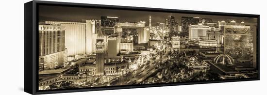 Usa, Nevada, Las Vegas, the Strip-Alan Copson-Framed Premier Image Canvas