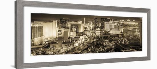 Usa, Nevada, Las Vegas, the Strip-Alan Copson-Framed Photographic Print