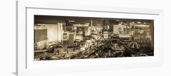 Usa, Nevada, Las Vegas, the Strip-Alan Copson-Framed Photographic Print