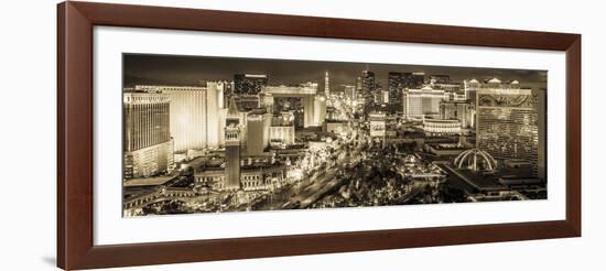 Usa, Nevada, Las Vegas, the Strip-Alan Copson-Framed Photographic Print