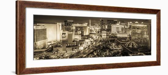 Usa, Nevada, Las Vegas, the Strip-Alan Copson-Framed Photographic Print