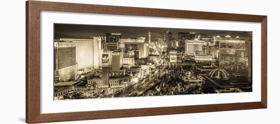 Usa, Nevada, Las Vegas, the Strip-Alan Copson-Framed Photographic Print