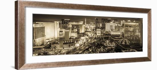 Usa, Nevada, Las Vegas, the Strip-Alan Copson-Framed Photographic Print