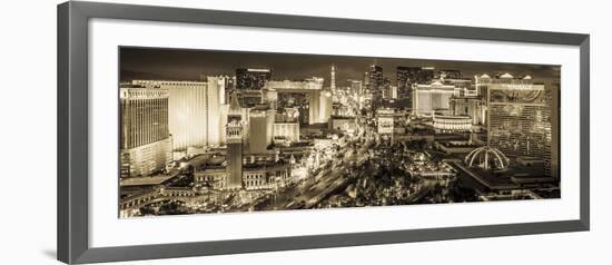 Usa, Nevada, Las Vegas, the Strip-Alan Copson-Framed Photographic Print