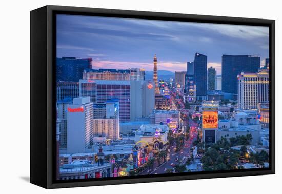 Usa, Nevada, Las Vegas, the Strip-Alan Copson-Framed Premier Image Canvas