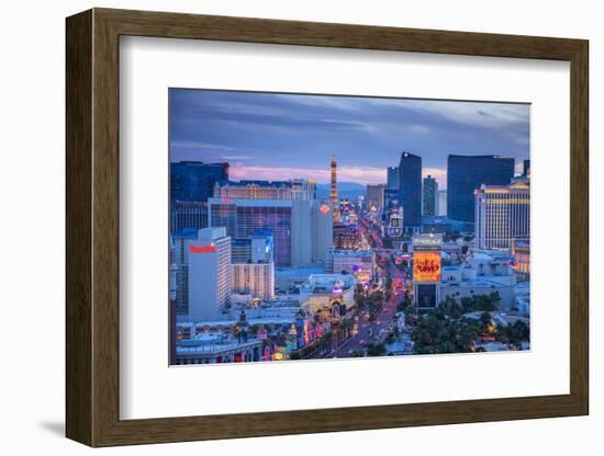 Usa, Nevada, Las Vegas, the Strip-Alan Copson-Framed Photographic Print