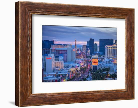 Usa, Nevada, Las Vegas, the Strip-Alan Copson-Framed Photographic Print