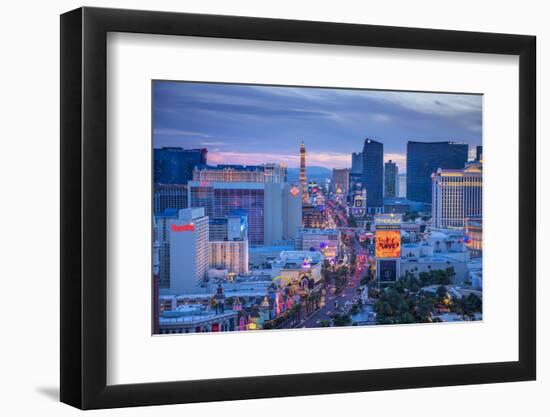 Usa, Nevada, Las Vegas, the Strip-Alan Copson-Framed Photographic Print