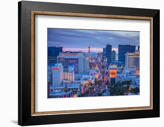 Usa, Nevada, Las Vegas, the Strip-Alan Copson-Framed Photographic Print