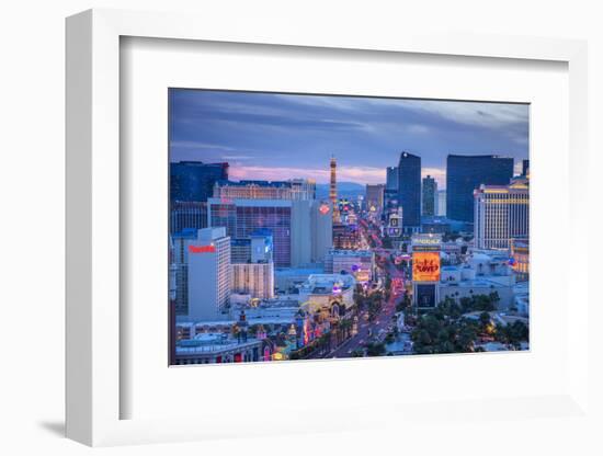 Usa, Nevada, Las Vegas, the Strip-Alan Copson-Framed Photographic Print