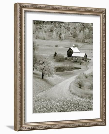 USA, New England, Vermont, Woodstock, Sleepy Hollow Farm-Michele Falzone-Framed Photographic Print