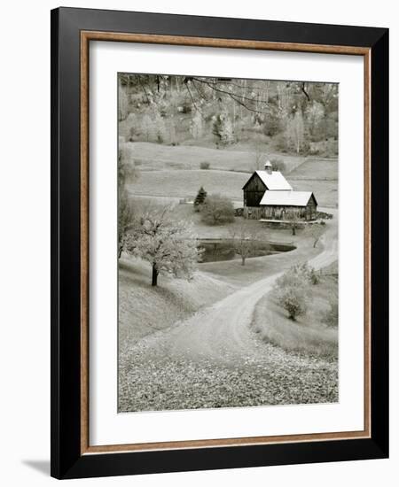 USA, New England, Vermont, Woodstock, Sleepy Hollow Farm-Michele Falzone-Framed Photographic Print