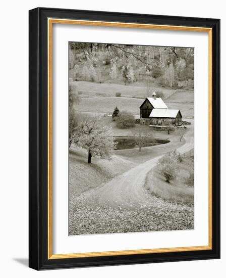 USA, New England, Vermont, Woodstock, Sleepy Hollow Farm-Michele Falzone-Framed Photographic Print