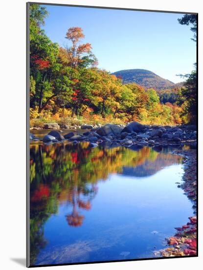 USA, New Hampshire, a Waterfall in the White Mountains-Jaynes Gallery-Mounted Photographic Print