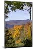 USA, New Hampshire, fall foliage Lancaster on Gore Road-Alison Jones-Mounted Photographic Print