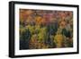 USA, New Hampshire just north of Jackson on highway 16 with the hillside covered in Autumns colors-Sylvia Gulin-Framed Photographic Print