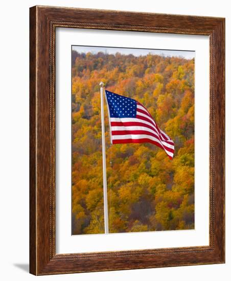 USA, New Hampshire, White Mountain National Park in Autumn/Fall-Alan Copson-Framed Photographic Print