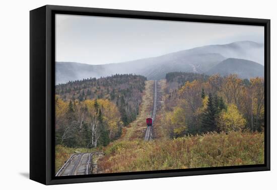 USA, New Hampshire, White Mountains, Bretton Woods, Mount Washington Cog Railway-Walter Bibikow-Framed Premier Image Canvas