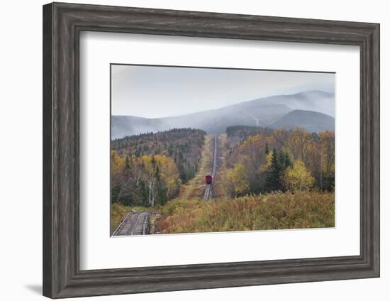 USA, New Hampshire, White Mountains, Bretton Woods, Mount Washington Cog Railway-Walter Bibikow-Framed Photographic Print