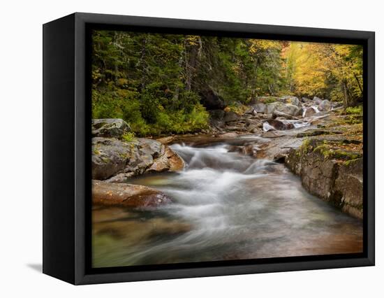 USA, New Hampshire, White Mountains, Fall at Jefferson Brook-Ann Collins-Framed Premier Image Canvas