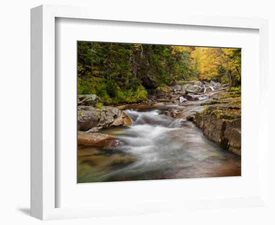 USA, New Hampshire, White Mountains, Fall at Jefferson Brook-Ann Collins-Framed Photographic Print