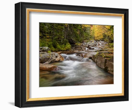 USA, New Hampshire, White Mountains, Fall at Jefferson Brook-Ann Collins-Framed Photographic Print